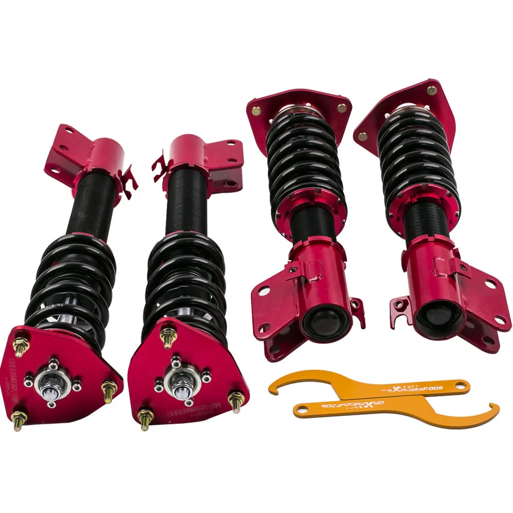 MaXpeedingrods Height Adjustable Coilover Suspension Shocks for Subaru IMPREZA WRX STI 2000 - 2004 GDB