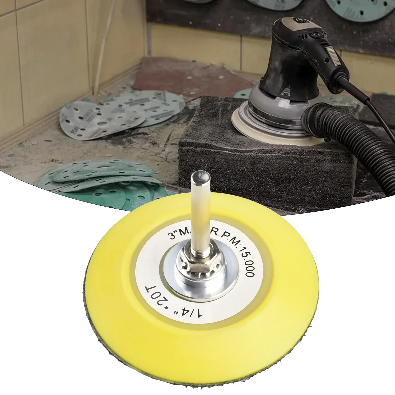 3 Inch 75mm Sanding Pads Backing Pads Backing Plates For Pneumatic Sander Polishing Disc Abrasive Tool High Quality