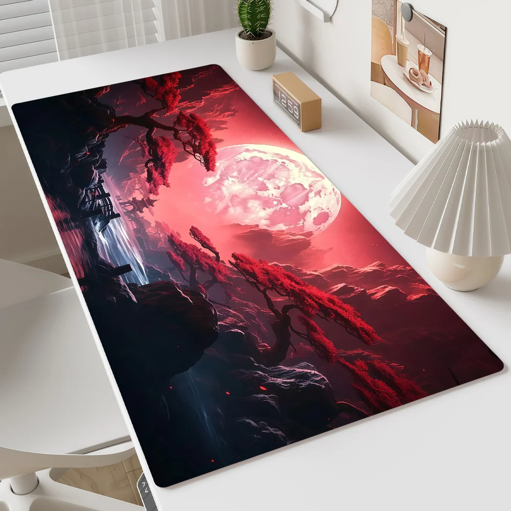 Mouse Pad MousePad Design Non-slip Lockedge Aesthetics Office Student Gaming Thickened Large Landscape Writing Pad Cushion