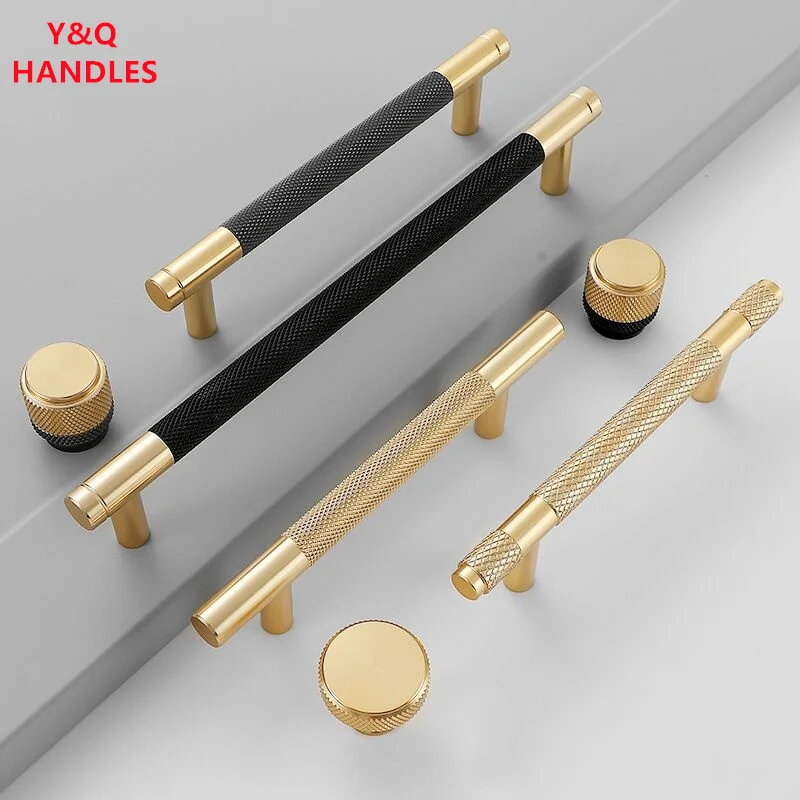 

Handles Drawer Cabinet Furniture Kitchen Handles for Cabinet Knob Door Drawer Furniture Kitchen Knob Light Luxury Golden Grey