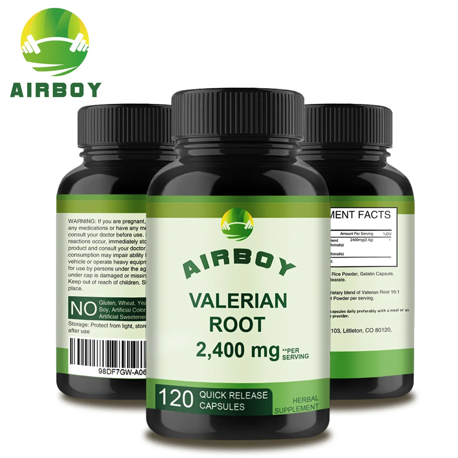 Valerian Root - Natural Sleep Aid, Relieves Stress and Anxiety, Relaxes The Whole Body