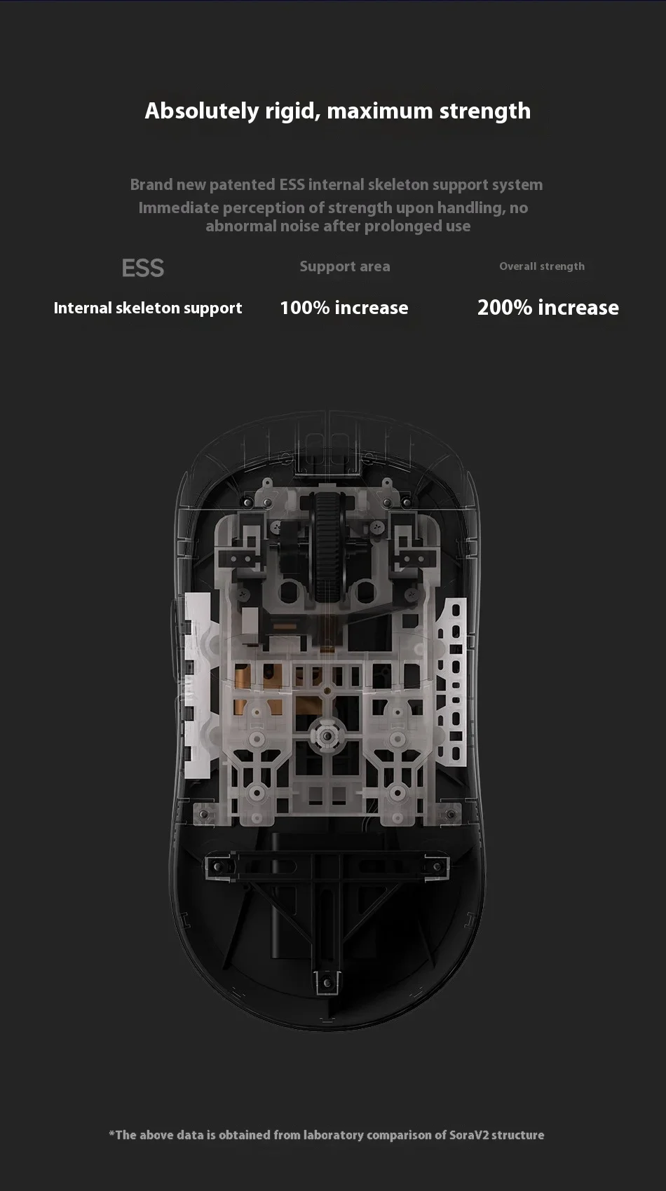 NINJUTSO TEN AIR Mouse Mouse wireless dual mode 8000Hz Frequenza di polling Mouse ergonomici leggeri Regali per giocatori per CS2 Valorant
