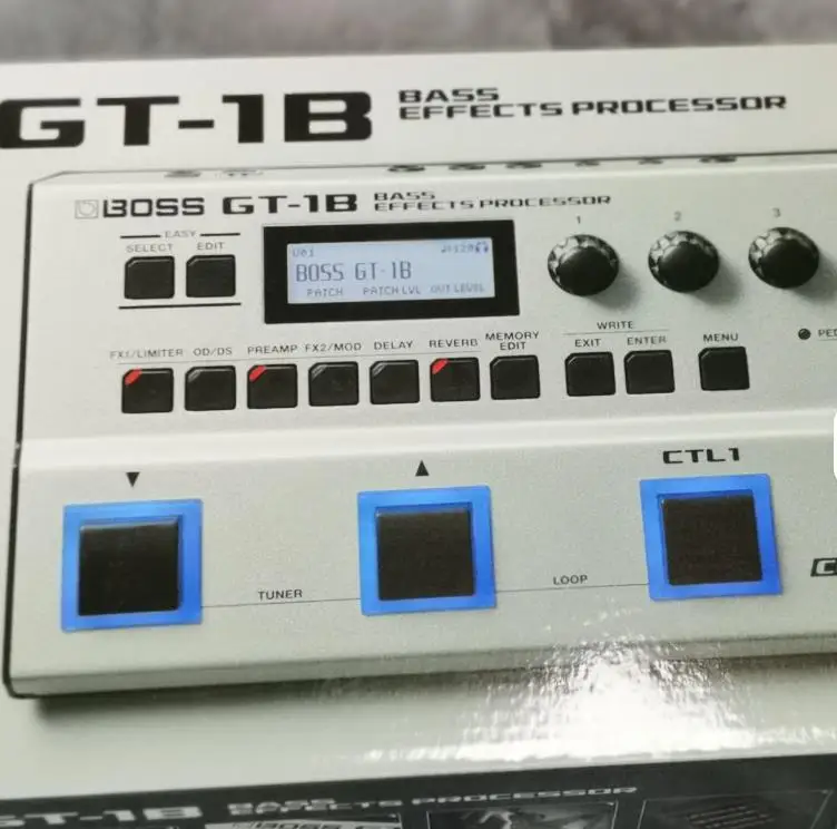 Boss GT-1B Bass/Guitar Multi-Effects Pedal Musical Instrument Accessory