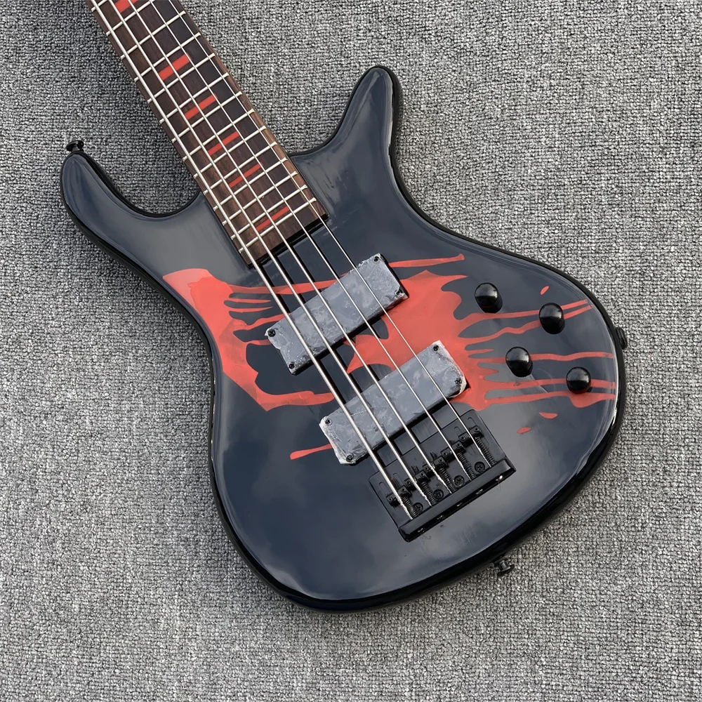 

In Stock Spector Legend 5 Classic Electric Bass Guitar Drip Blood in one five-string active sound pickup Immediate delivery