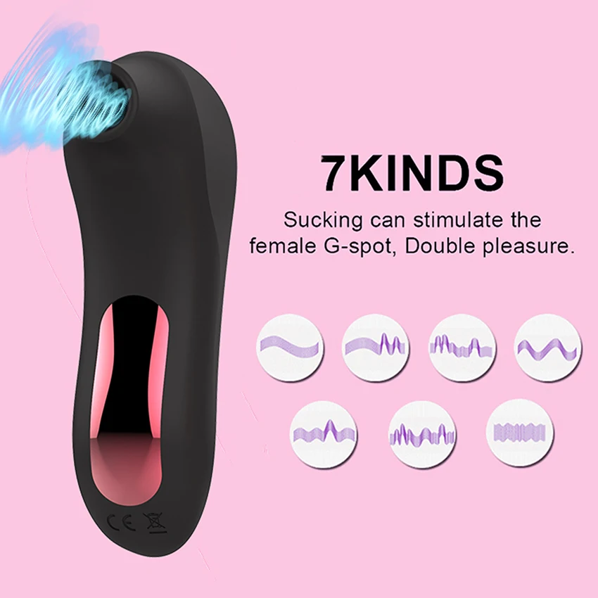 Sucker Clitoris Powerful Vibrator Female Sucking Nipple Oral Vacuum Clitoral Stimulationr Massager Sex Toy Adult Goods For Women