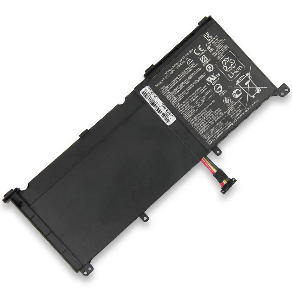 بطارية بديلة C41N1416 لـ ASUS G501 G601J UX501VW UX501JW N501L 60Wh + أداة #6