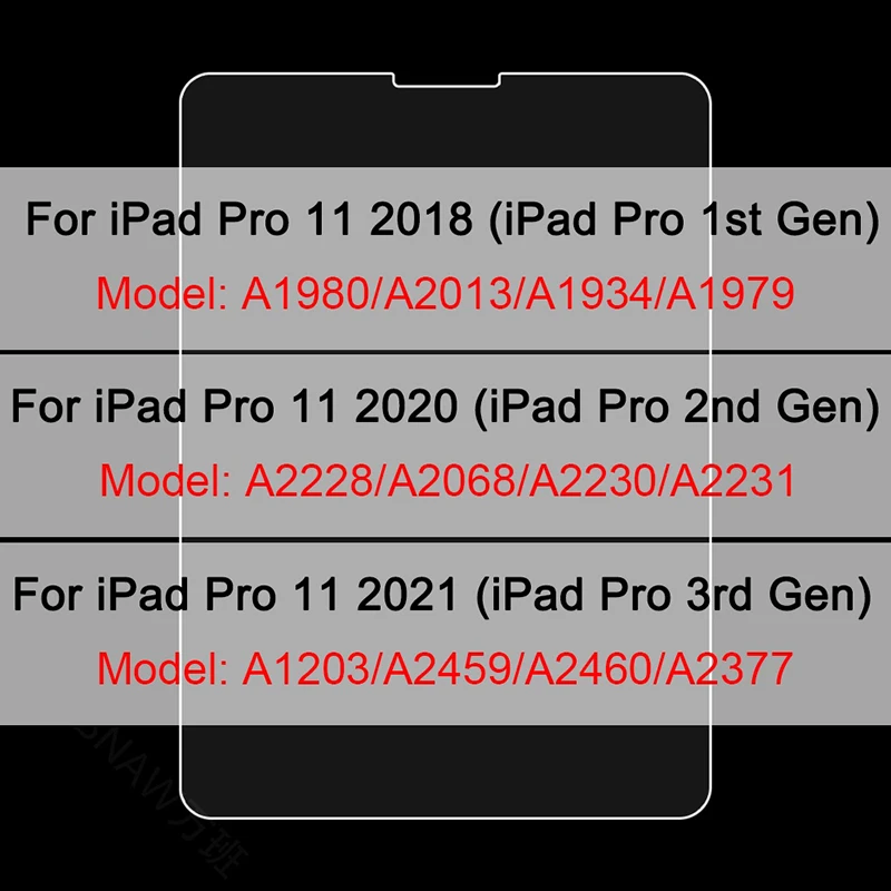 3 Stuks Gehard Glas Film Voor Apple iPad 10e 9e 8e 7e Mini 6 5 4 3 Voor Apple iPad Air 5 4 3 Pro 12.9 11 2022 2021 2020 2018