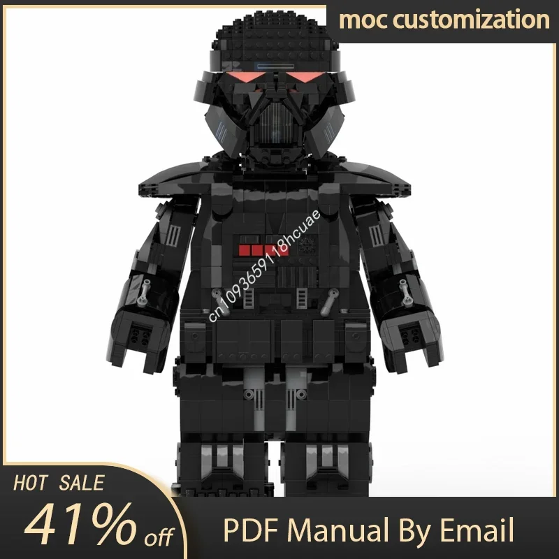 

Moc Star Battle Dark Trooper Mega Фигурка Модель Строительные Блоки Кирпичи Diy Творческая Сборка Развивающие Игрушки Детский Праздничный Подарок