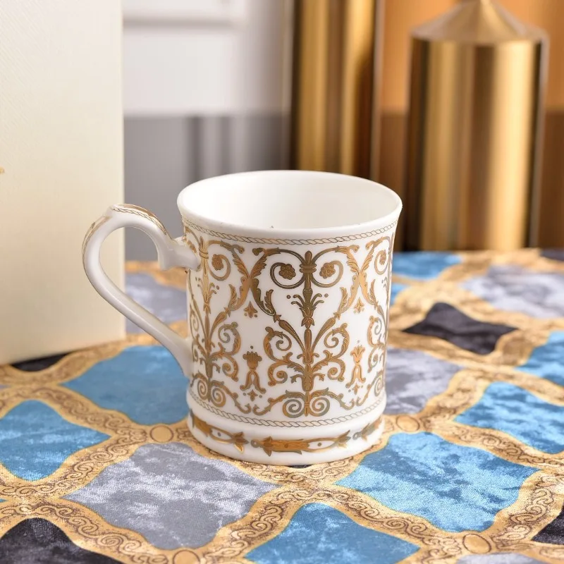 

Personalized Large Ceramic Mug With Lid Tea Infuser Strainer Drinking Cup Water Glass Gift Box For Birthday Christmas