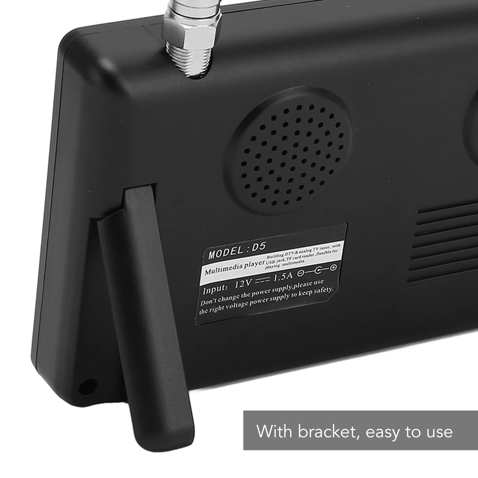 5 Inch Portable Digital TV ISDB T Multiple Interface High Sensitivity Rechargeable Portable LED TV  TV Portable Digital TV