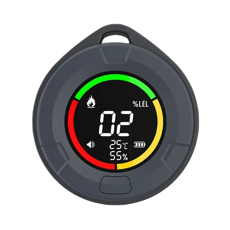 

Combustible gas alarm temperature and humidity monitoring portable multi-functional environmental four-in-one detector