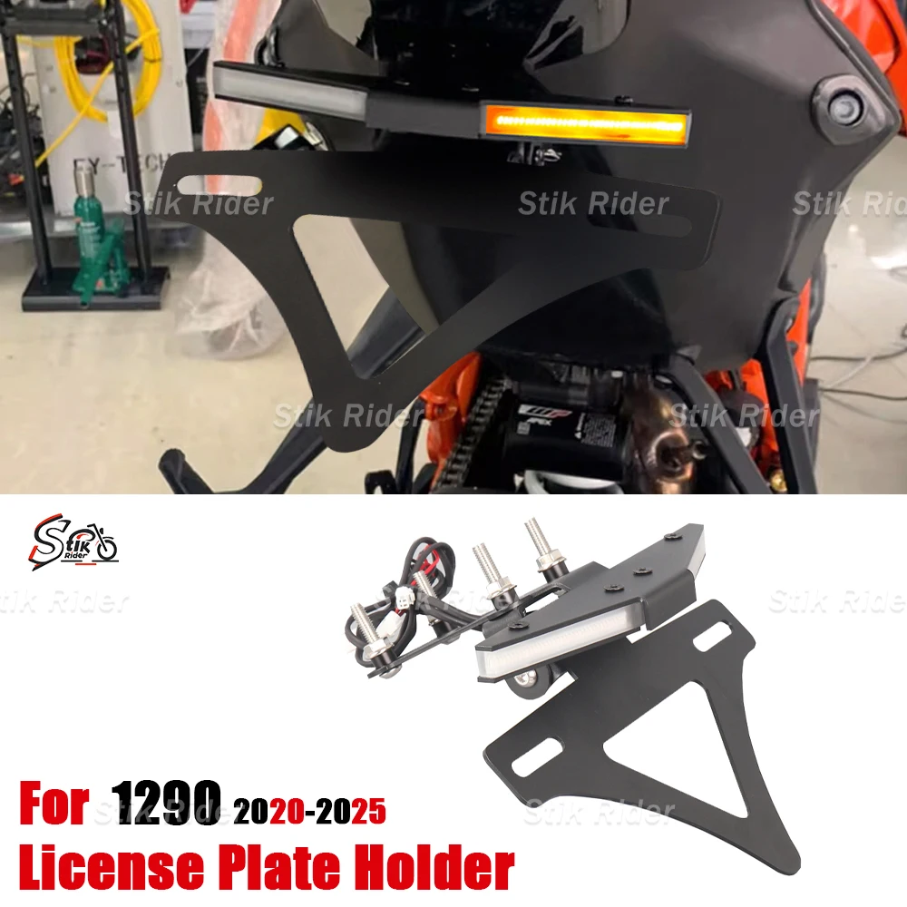 

NEW For 1290 2020-2025 Rear Tail Tidy Fender Eliminator Kit License Plate Holder Bracket Kit