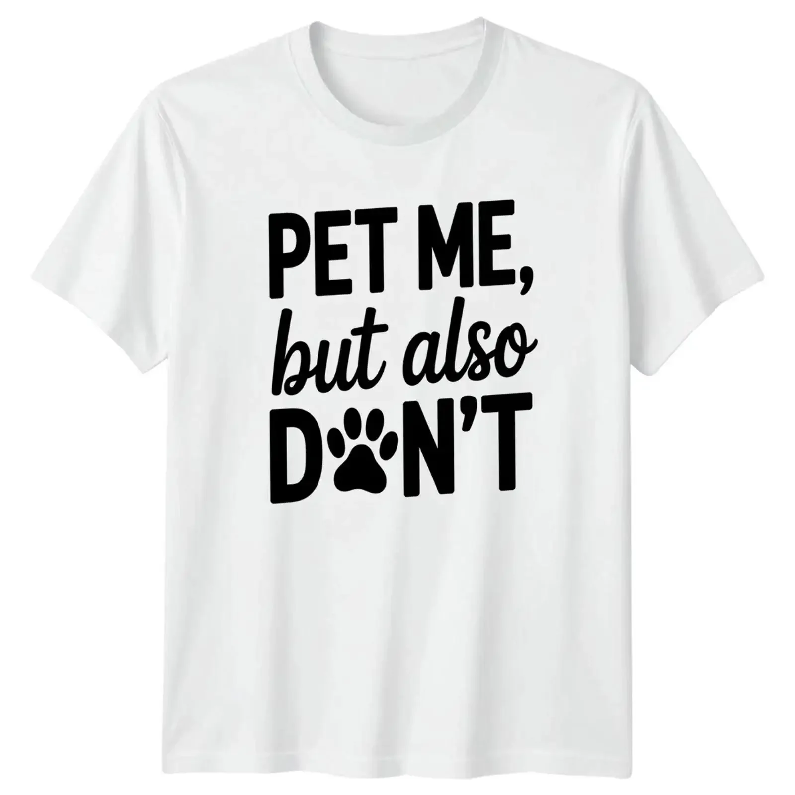 Pet Me But Also Dont T Shirt Katzenliebhaber Haustiere 2026 Geburtstag Geschenk für Sie und Ihn vintage Washed Breathable