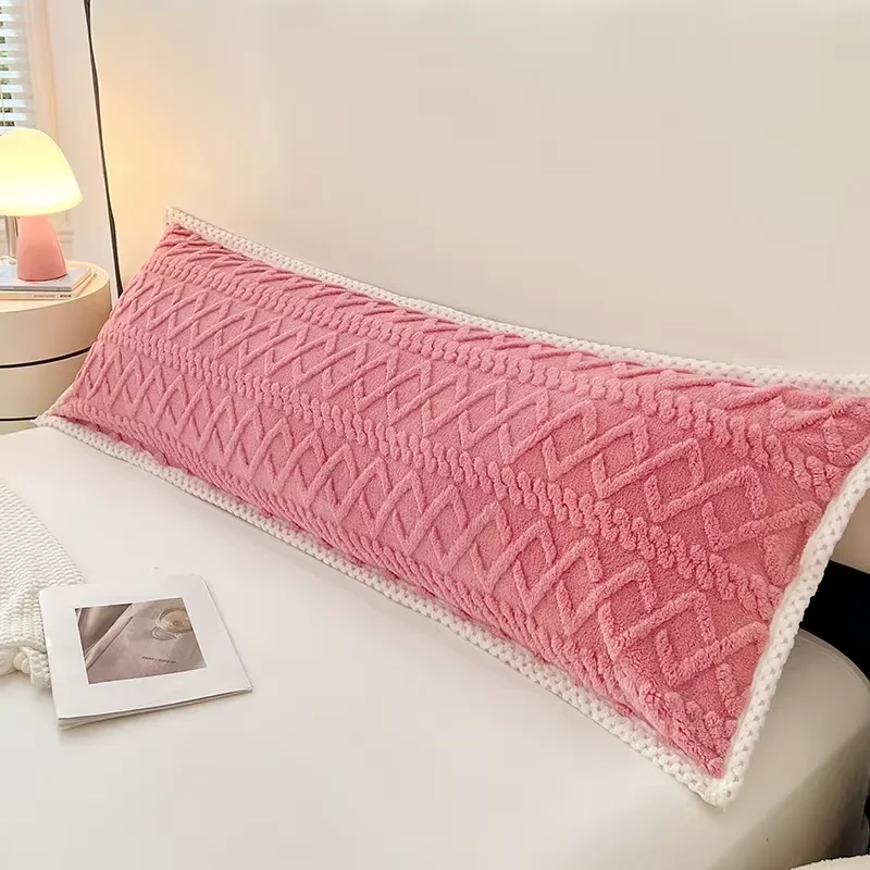 

1pc pillowcase flannel pillowcase 48x120/48x150/48x180 Cushion cover Rectangular pillowcase Soft pillowcase