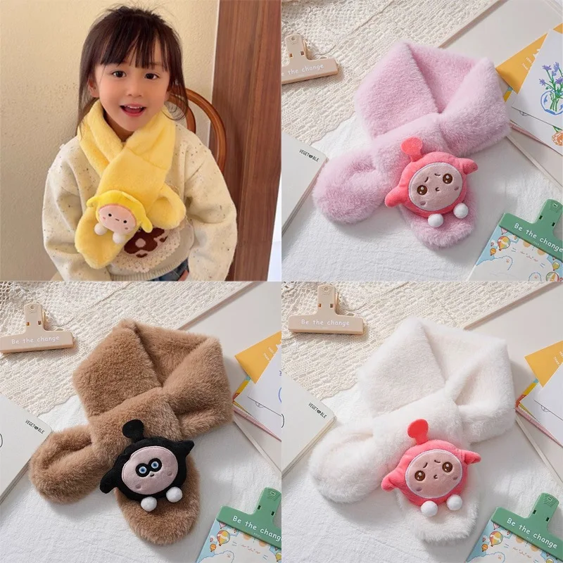 Bufanda Miniso Sanrio en otoño e invierno, bufanda cálida a prueba de viento para ciclismo a prueba de frío para niños, protector para el cuello, nuevo estilo