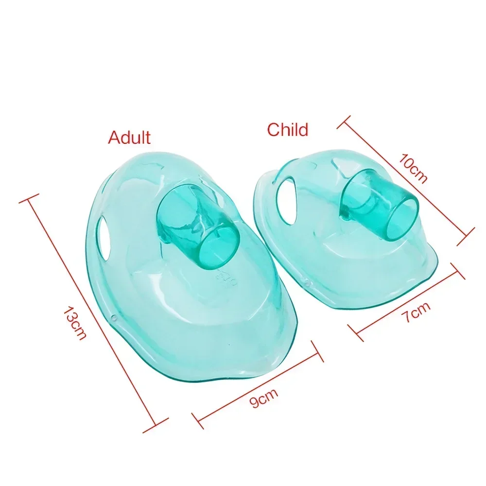 6 In 1 Nebulizer Inhaler Set CompMist Household Nebulizer Cup Mouthpieces Adult Child Mask Inhaler Set Accessories One-time