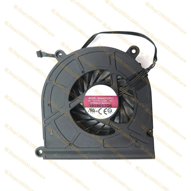 Вентилятор процессора для AVC BAAA0920R2U P011 DC12V 0,55A 4PIN, новый