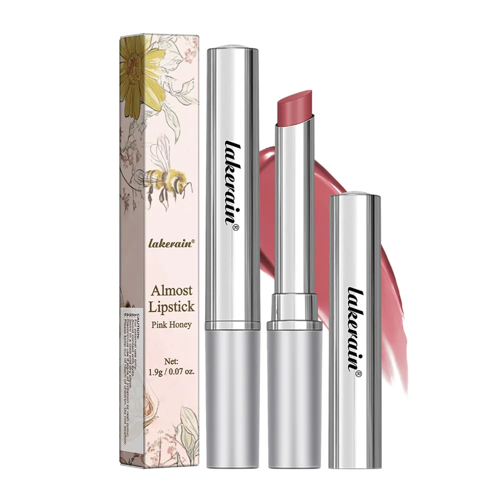 새로운 핑크 허니 무색 립밤 립스틱 오랫동안 지속되는 보습 핑크 글로스 립스틱 영양 메이크업 립 케어 화장품