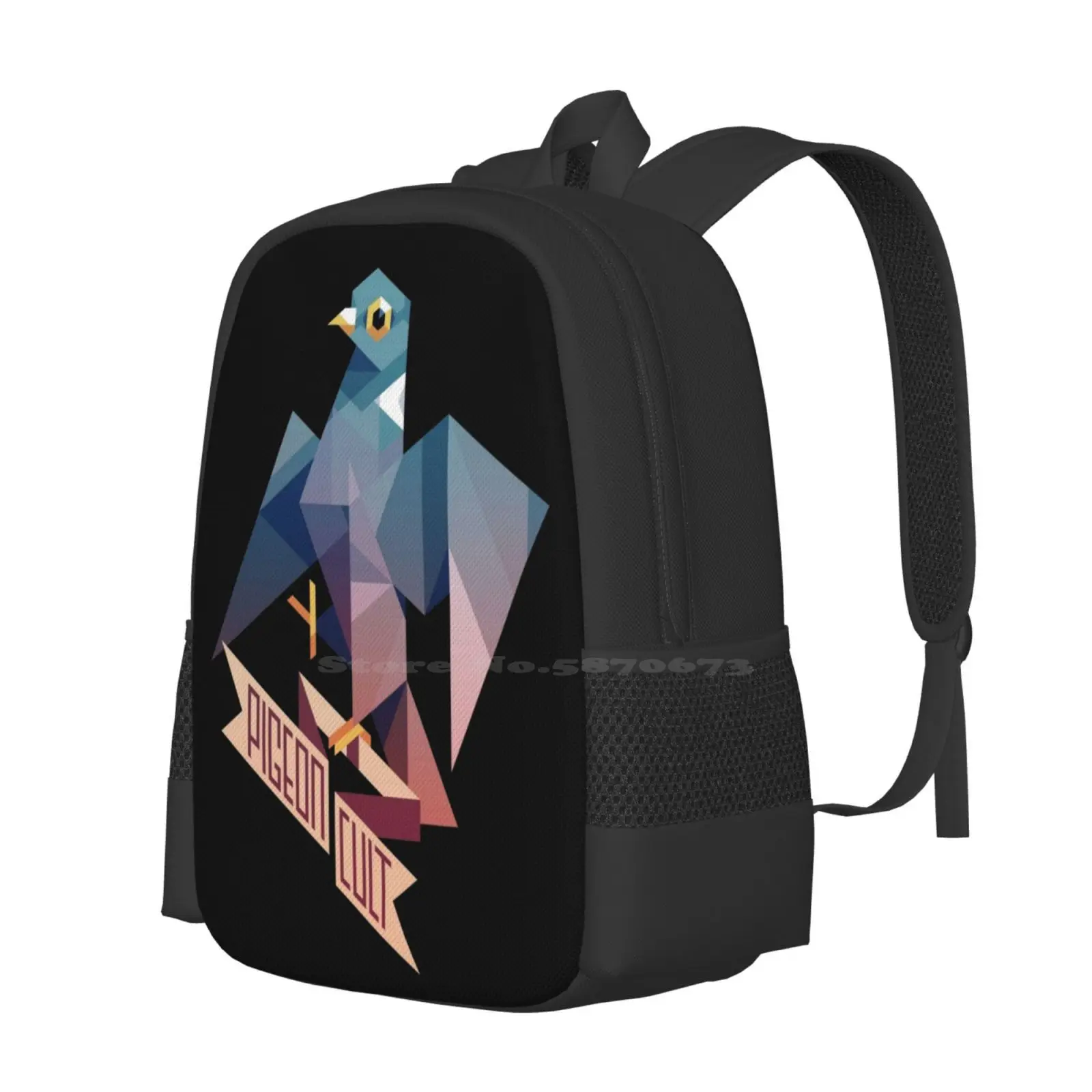 Pigeon Cult School Bags per ragazze adolescenti borse da viaggio per Laptop Bird Pigeon Sigil Seal