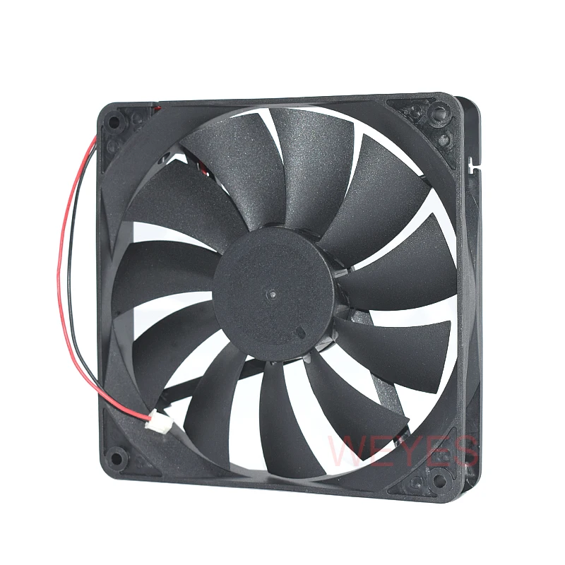 For delta 13525 AFB1312M 13.5cm 135mm DC12V 0.38A 2 Wires Case Cooling Fan