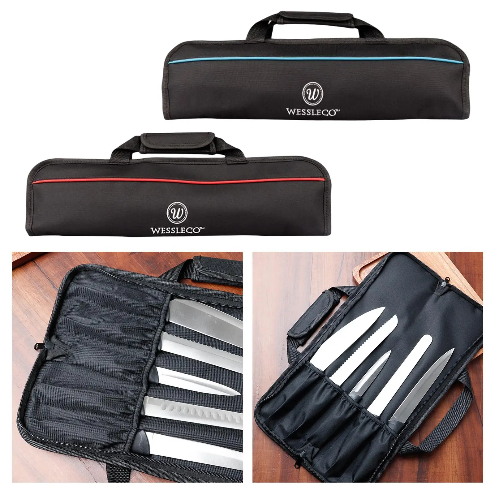 Knife Bag Cooking Tools Storage Carry Case Knife Cutlery Carrier for Home