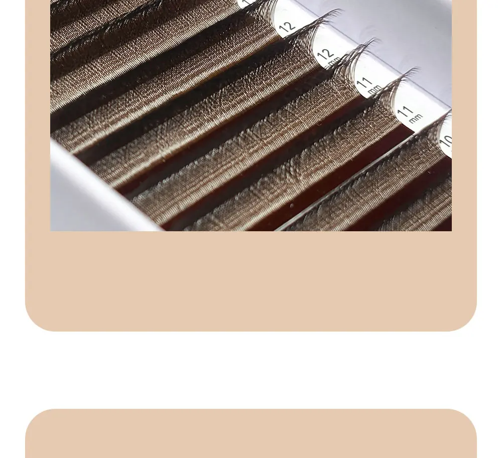 DIYDAY Dark Brown 3D 4D 5D Eyelash Extension