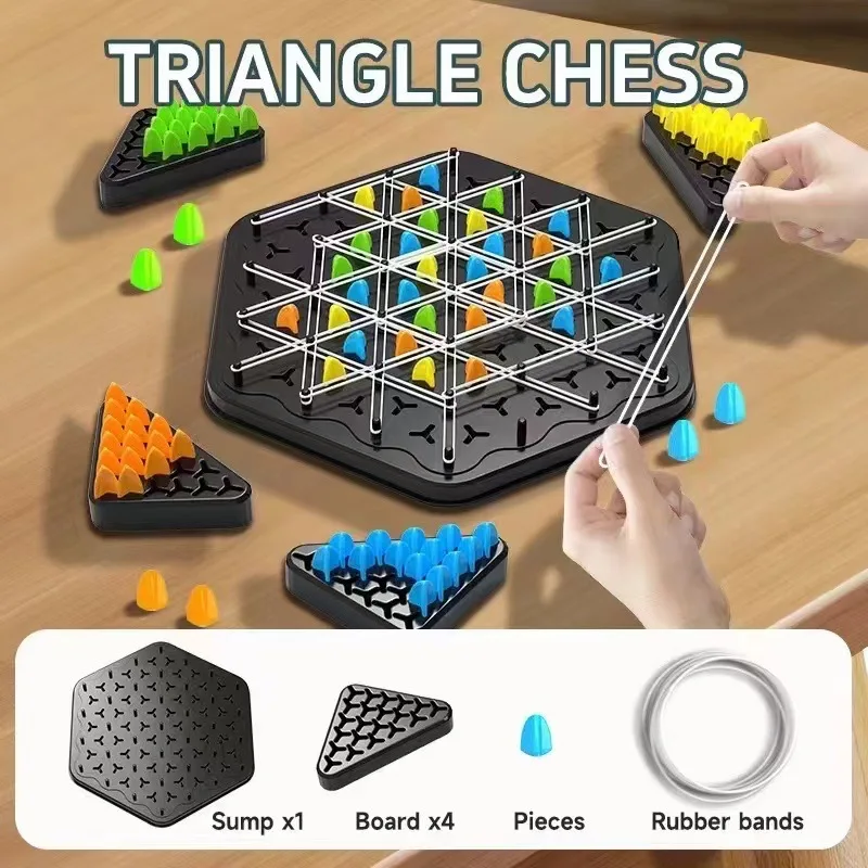 New Triangle Chess Splendor Duel Board Games Strategy Game for Kids and Adults Fun Family Game Logic Chess Track Tables Games