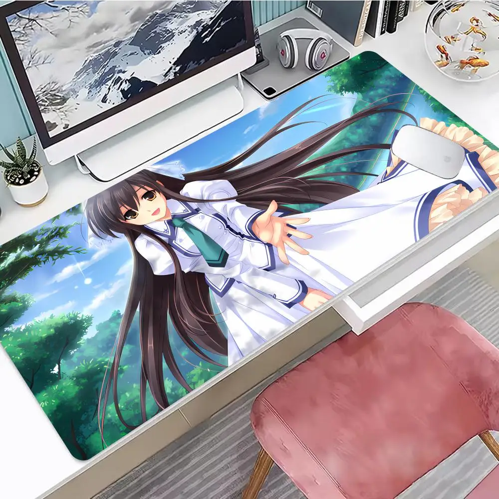 

Endless Jade Sea Mouse Pad Gaming Mouse Pad, Mouse Pad with Edges and Non-Slip Rubber Base, Extended Mouse Pad