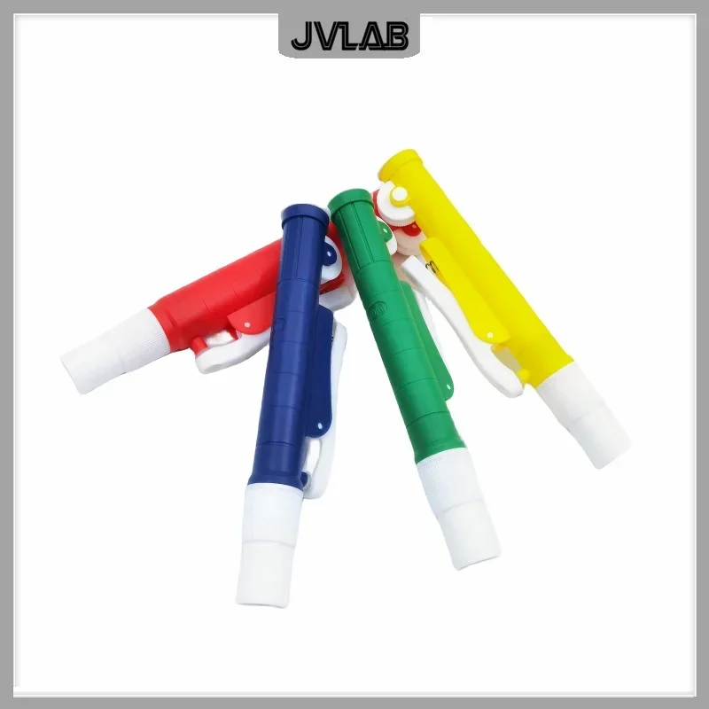 Pipette Aid Fast Release Pipette Pump Colorful Manual Pipettor Pump Use With Graduated Transfer Pipette VOL.2 ml/10ml/25ml 1/PK