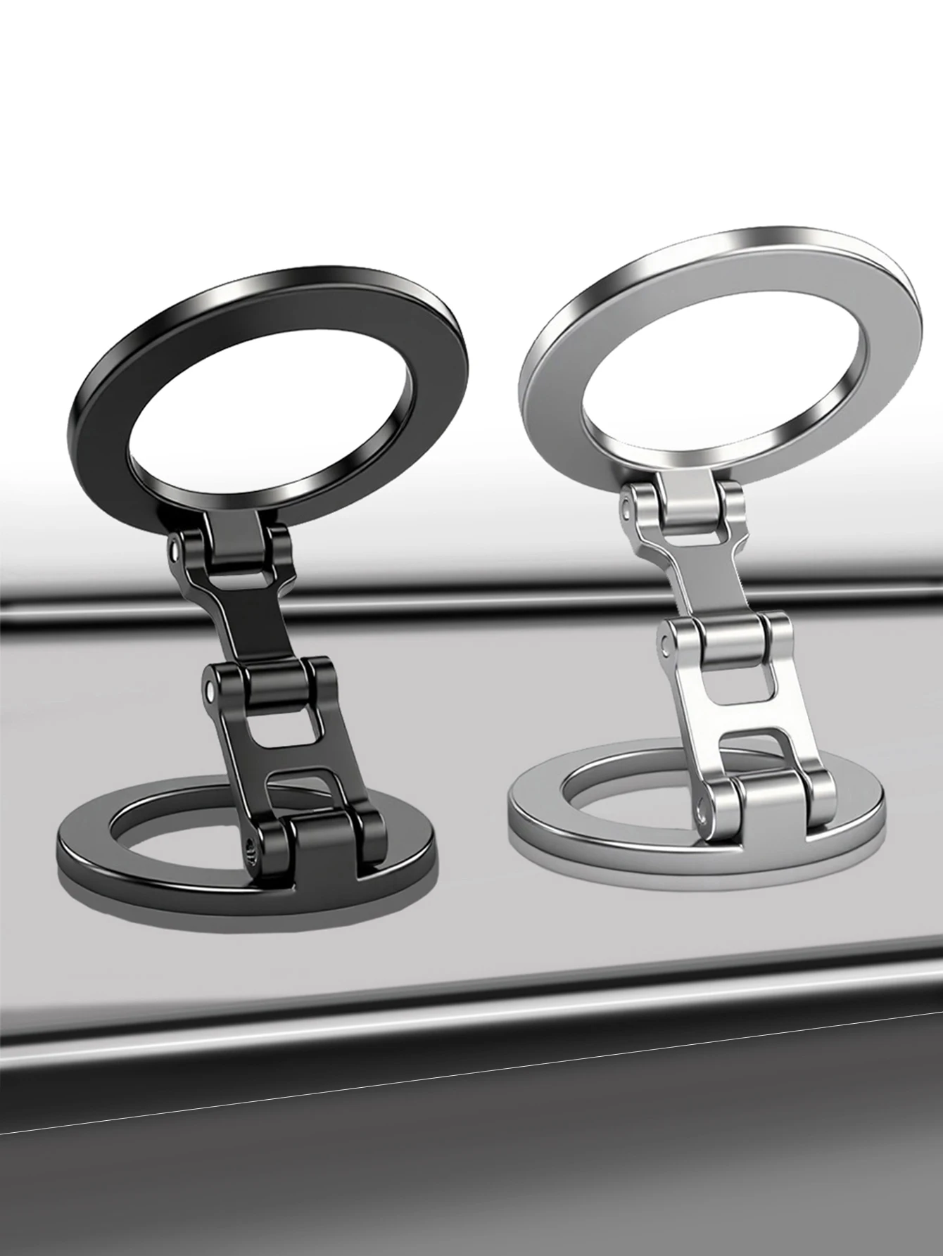 Für magnetischen Fingerschließe, 3 Abschnitte, doppelseitige magnetische Saugkraft, 1 Stück, ultraleicht und ultradünn, starke Saugkraft, drehbar, 360 Grad ° – Detail 2