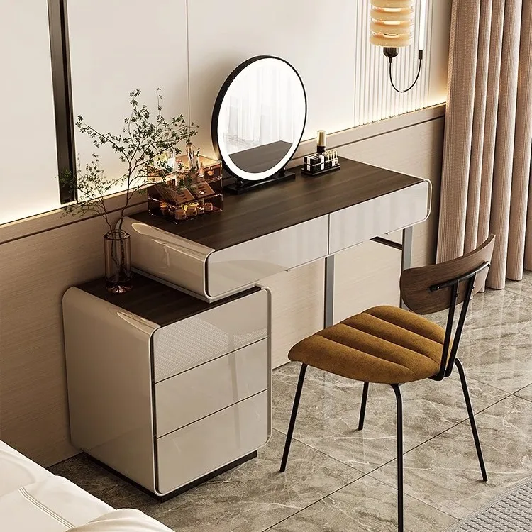 

Luxury Bedroom Vanity Table Makeup Drawers Storage Dressing Table Modern Coffee Dresser Dressers Meubles Chambre Furniture