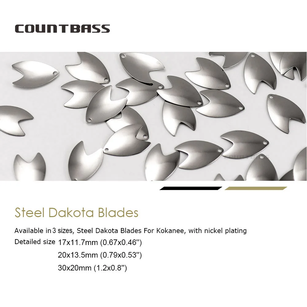 Cuchillas Dakota acero níquel Countbass para Kokanee y spinners - imagen 4
