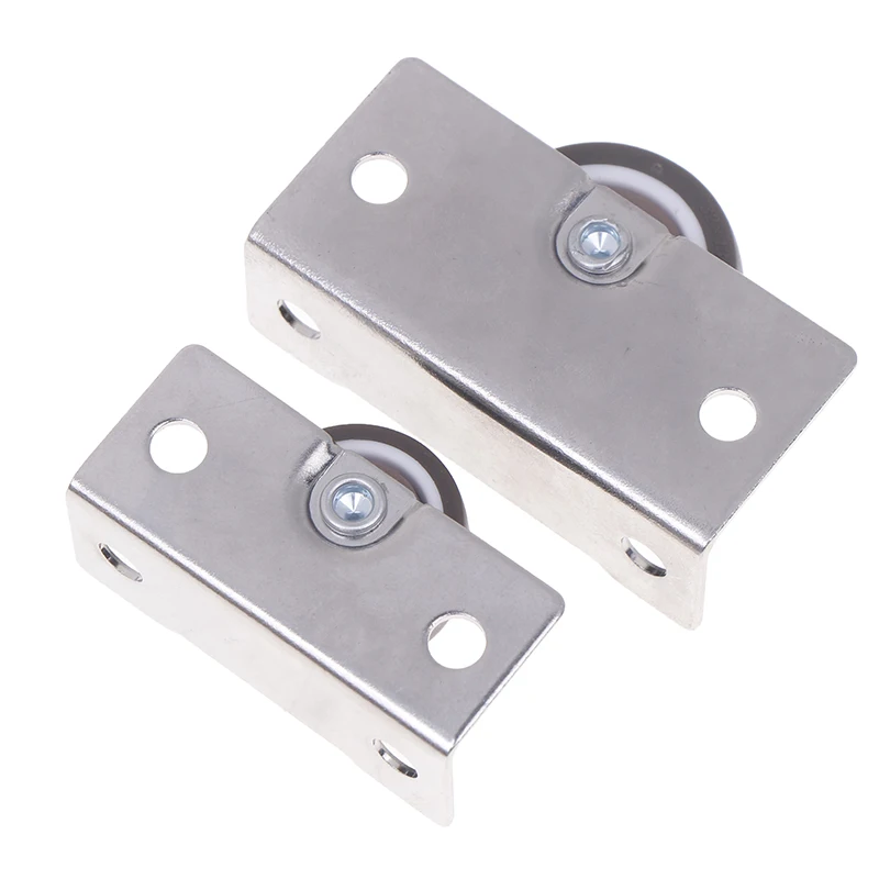 1/4Pcs Silent Rubber Casters Drawer Wheels For Furniture Kitchen Cabinet Table Side Installation Low Profile Replace Wheels