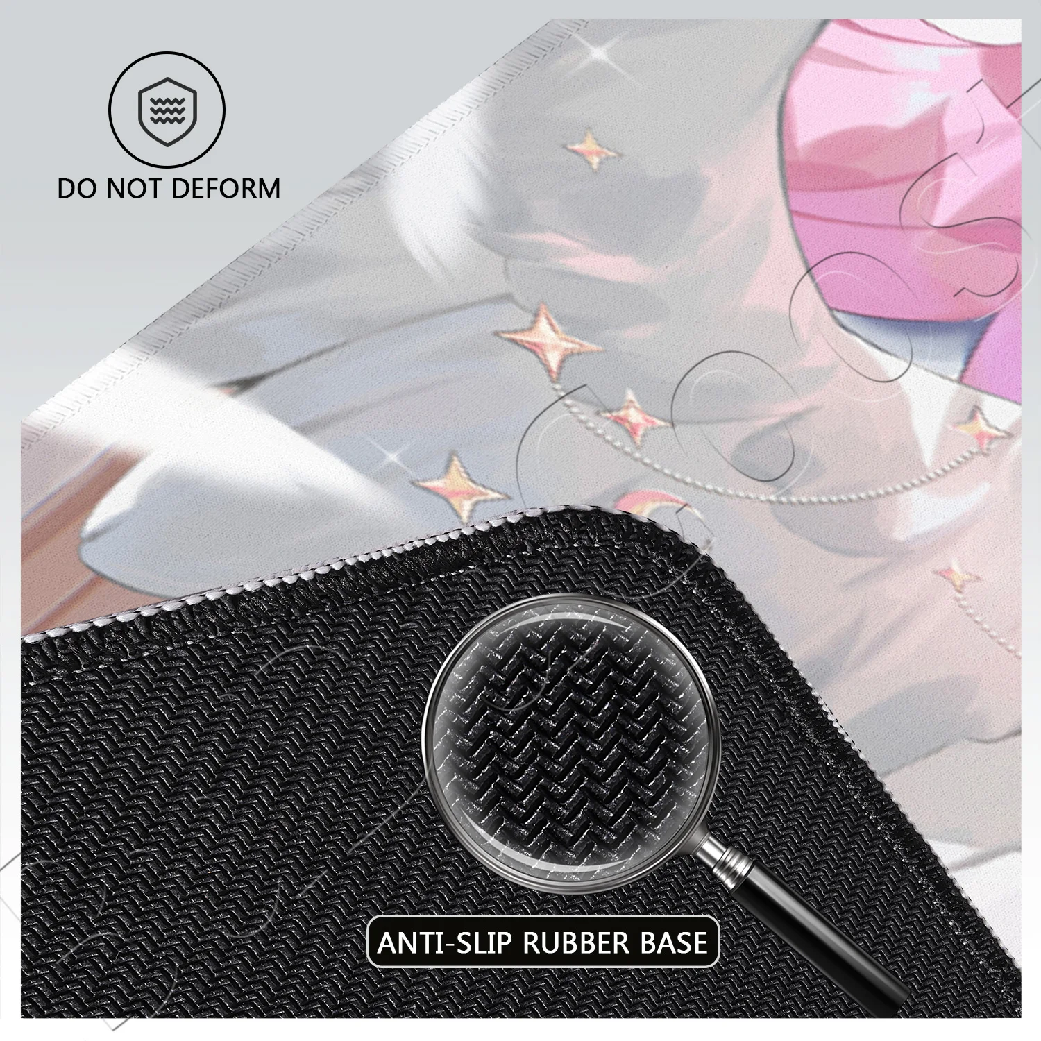 New Blue Archive Misono Mika HD Printing Mousepad Anime Sexy Girl Office Gaming Keyboard Overlock Mouse Pad PC Non-slip Desk Mat view 6