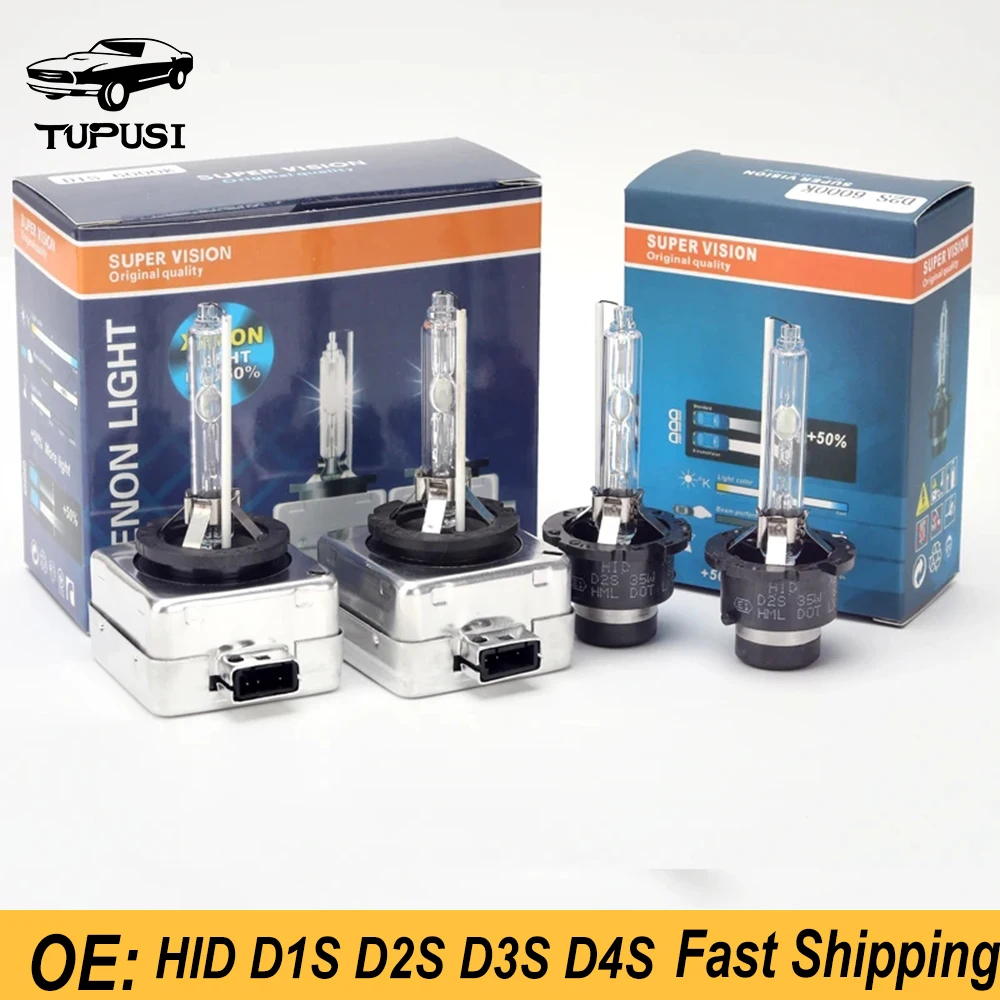 2pcs D1S D2S D3S D4S 5500K 6000k HID xenon HID Bulbs CBI Xenon Headlight Bulb Headlamp Xenon White