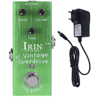 IRIN AN-01 Vintage Overdrive Pedal Guitar Effects Pedal Electric Guitar Overdrive Pedal True Bypass Guitar Parts & Accessories