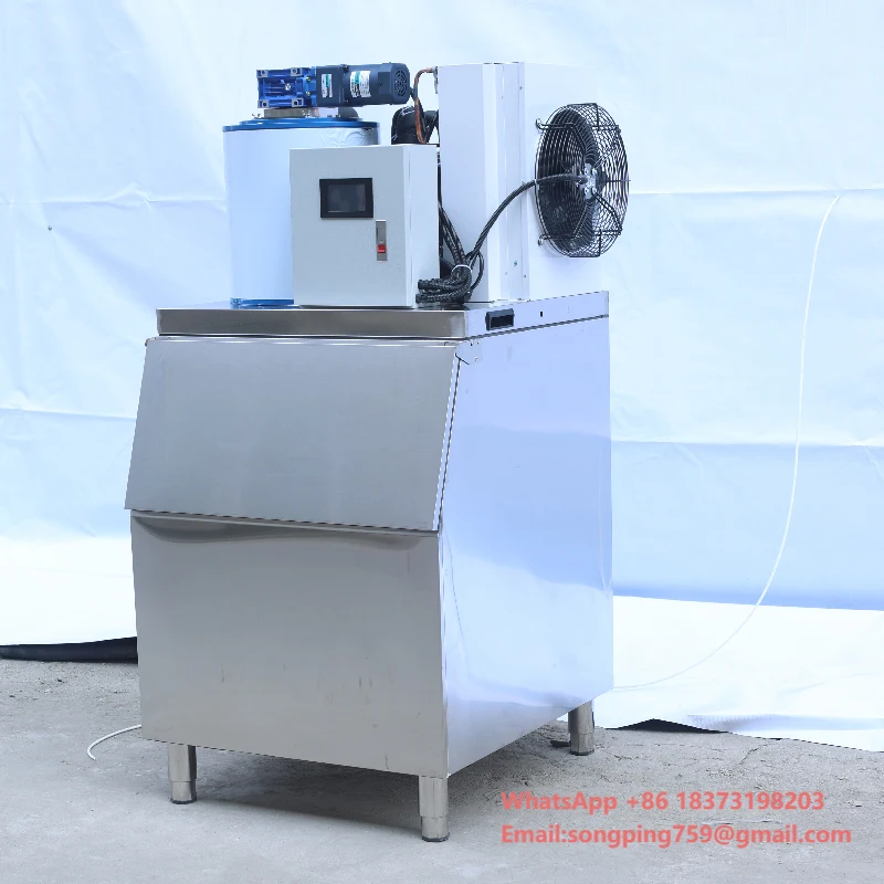 

500 кг/24 ч льдогенератор со снежинками, ледогенератор для чешуек, ресторанов, полностью автоматический, коммерческий