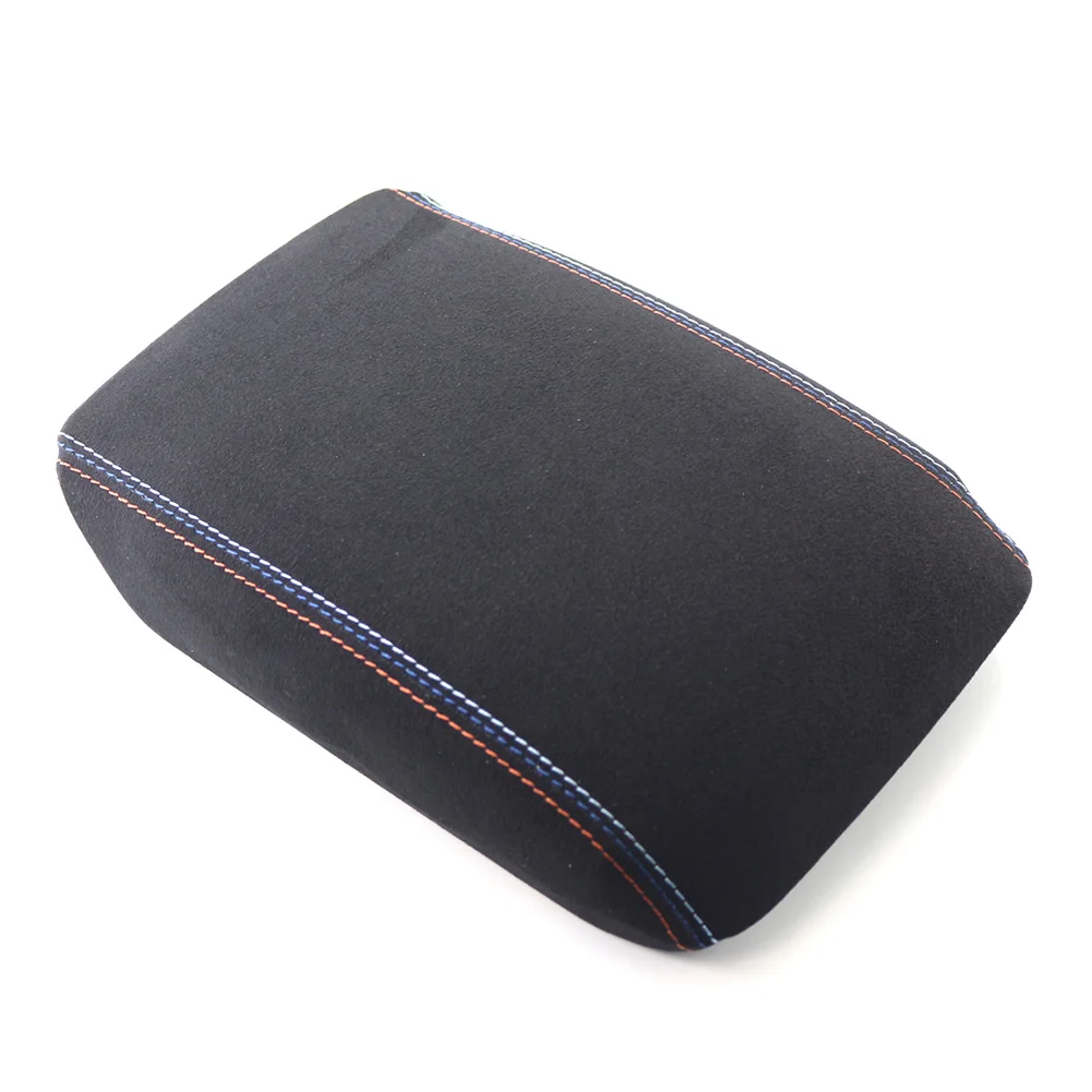 Leather Car Front Center Console Armrest Lid Case Cover For Audi A4 2009 2010 2011 2012 2013 2014 2015 2016