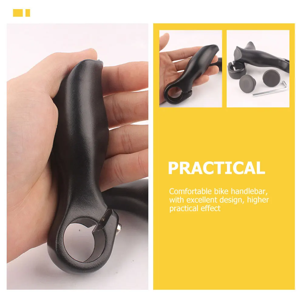 

2Pcs Bike Handle Ends Nonslip Anti-Slip Shockproof Handlebar Grips Ergonomic Mountain Bicycle Handlebar Ends Cycling Accessories