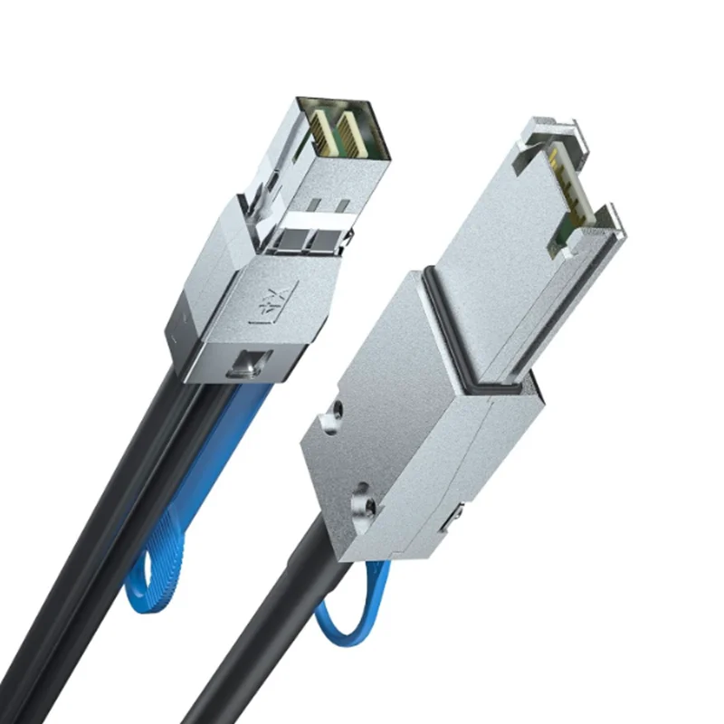 

SAS 3.0 Высокоскоростной SFF 8088 Внешний кабель Mini SAS для Mini SAS высокой плотности HD SFF-8644 для сервера данных Raid 1 м 2 м