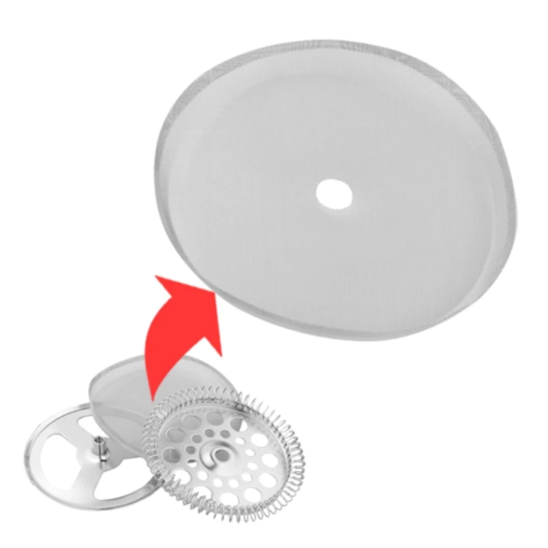 Maglia del filtro del caffè dell'acciaio inossidabile della sostituzione della stampa francese 5 Pcs per la macchina per tè del caffè di alta qualità 350ml/800ml/1000ml