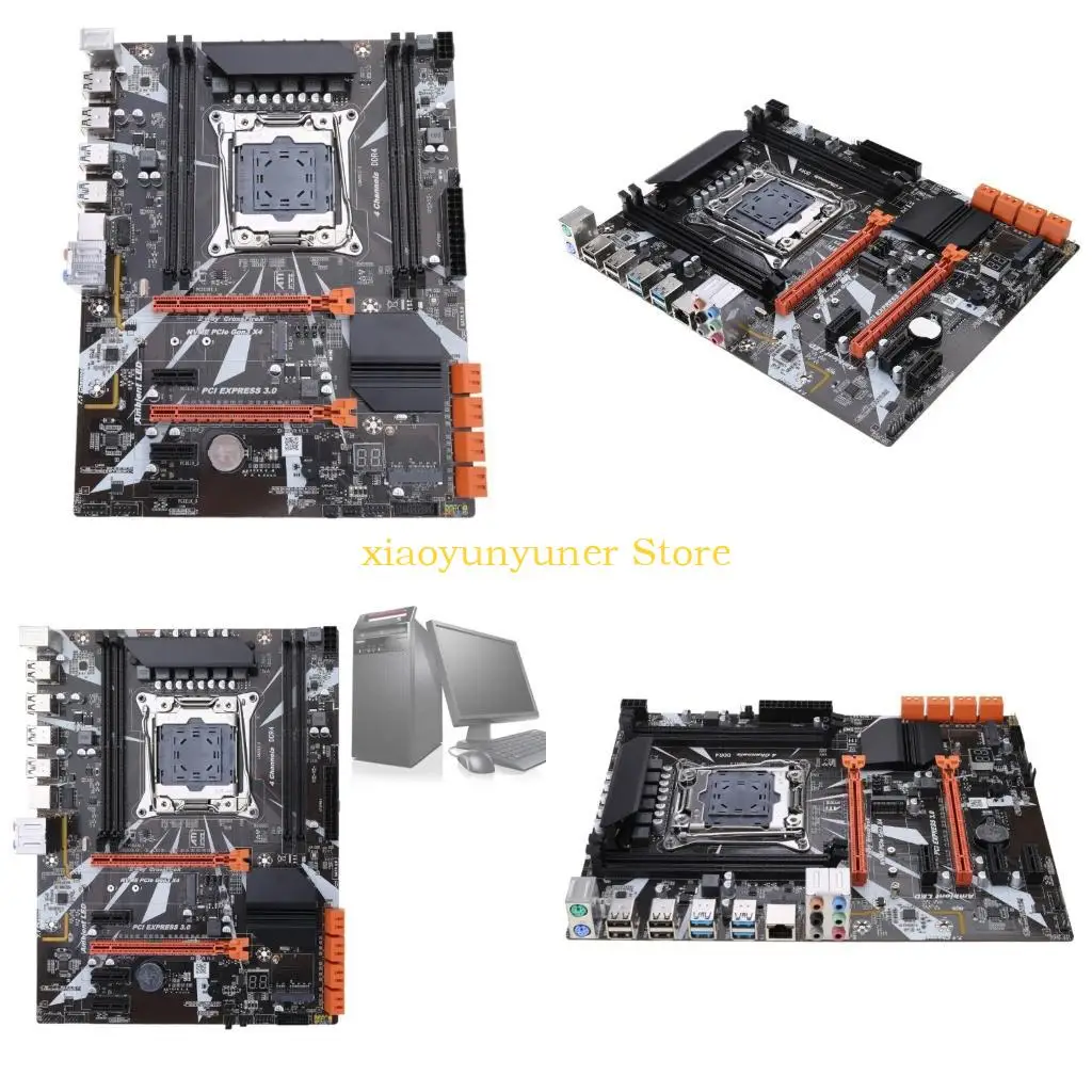 

P9JB X99 Материнская плата компьютера LGA 2011 4 Channel DDR4 64GB Поддержка M.2 PCIE3.0 16X SATA3.0 Компьютерный бассейн