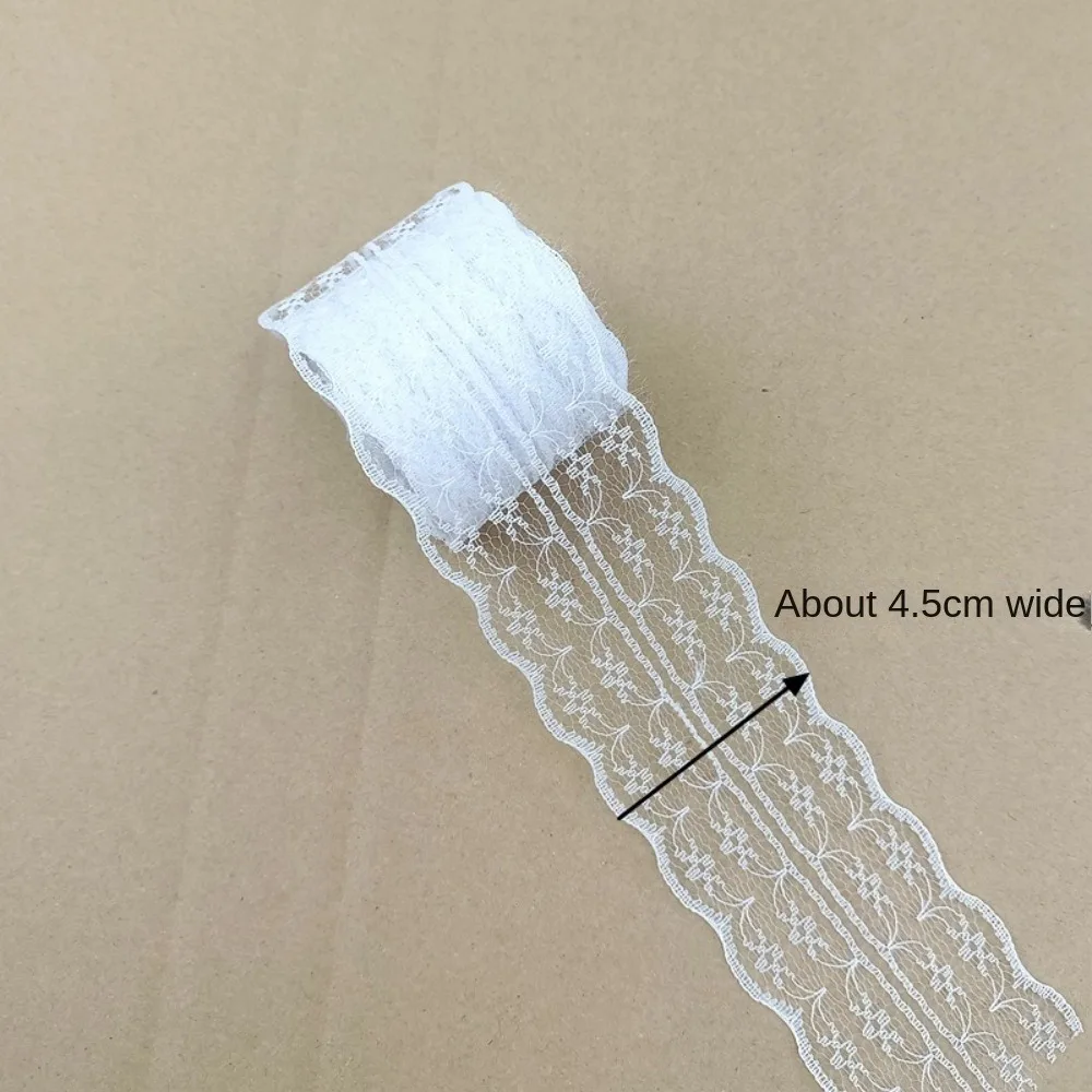 New White Lace Packing Material Embroidered DIY DIY Garment Accessories Lace Sewing Ribbon
