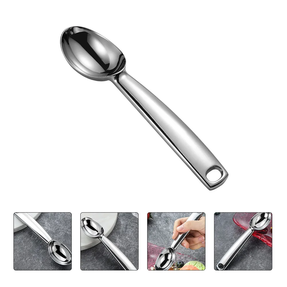 Fruit Ice Cream Scoop Premium Material Long Handle Multi-Functional Ice Ball Maker Dessert Scoop for Home Cafe Restaurant