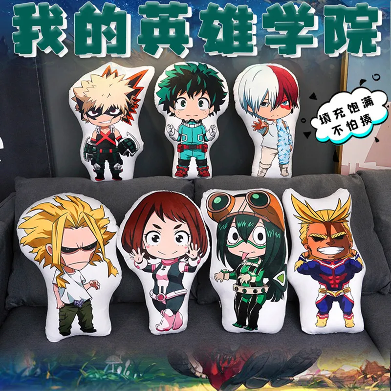 

My Hero Academia 3 Pillow Midoriya Izuku Todoroki Shouto Boku No Hero Academia Anime Merchandise Plush Toy