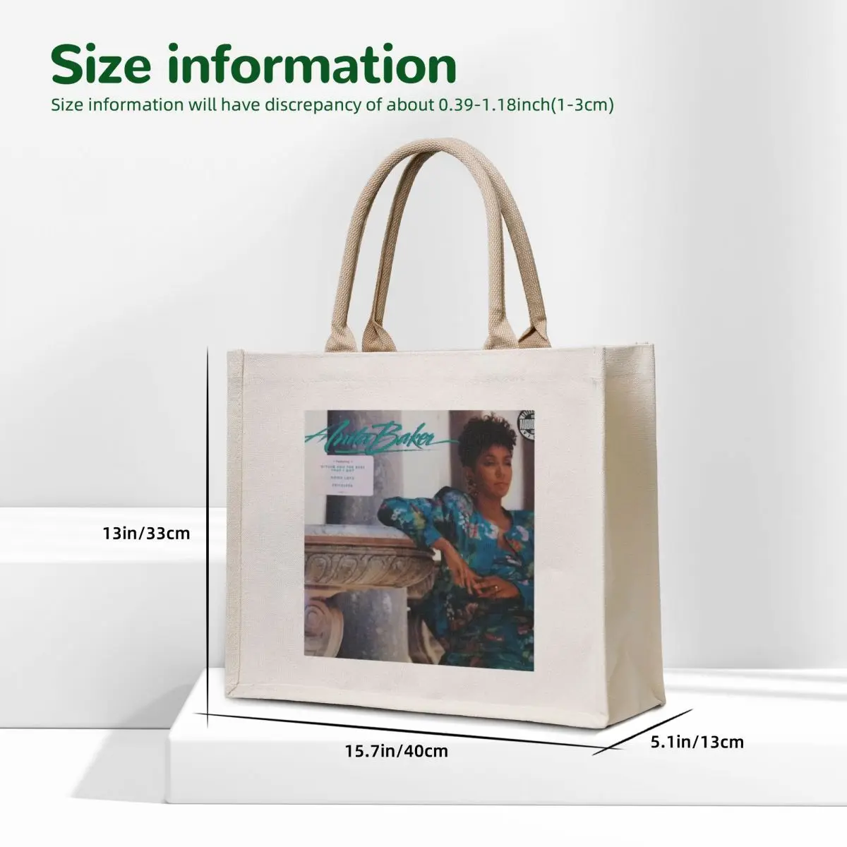 Anita Baker, Giving You The Best That I Got , Jazz, dance, soul, funk, urban, R & B Tote Bag custom fabric bag Cloth bag