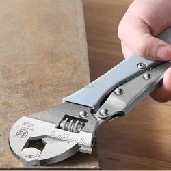 Multifunction Adjustable Wrench Universal Spanner Wrench Industrial Grade Strong Locking Spanner Adjustable Plate Openend Wrench