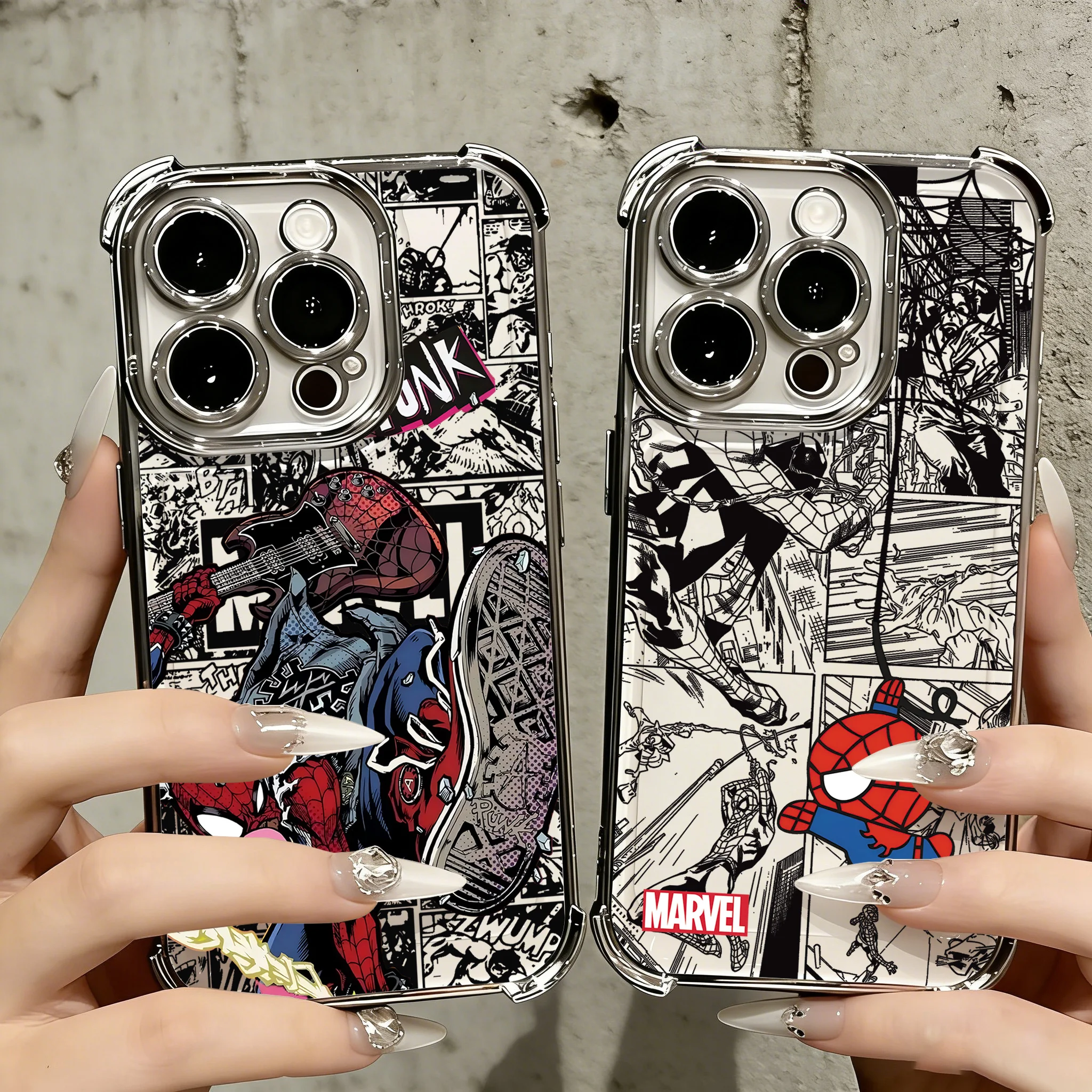 Coque de téléphone Spiderman tendance pour Xiaomi 15T 15 14 13 Poco M7 F7 F4 F5 X7 X6 X5 X3 Pro Ultra 4G 5G Anti-chute Airbag