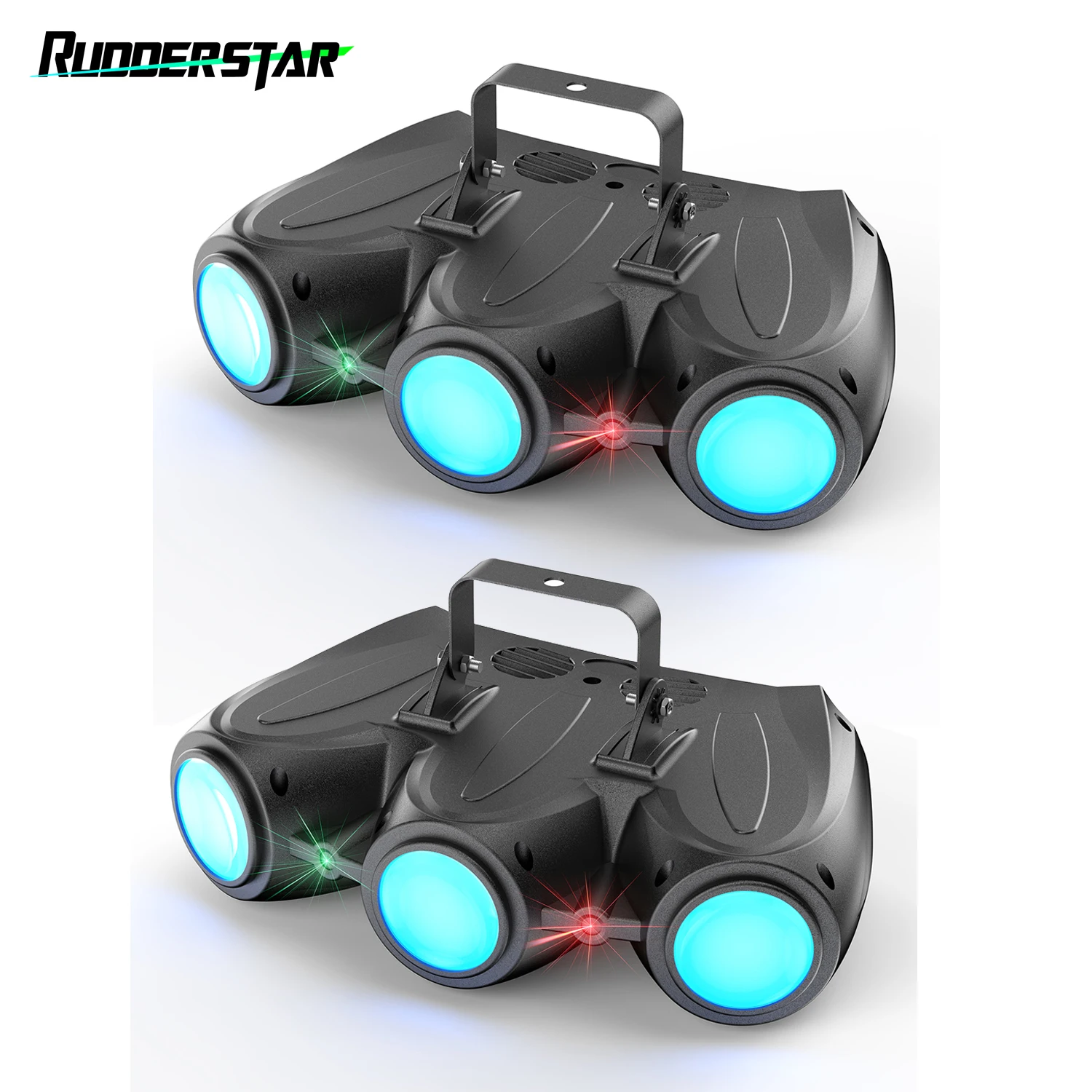 

1/2PCS RGBW Stage Effect Lighting Pattern Lights LED Three-Head Airship Projector Lamp DJ Disco Party Lights for Concert Theater
