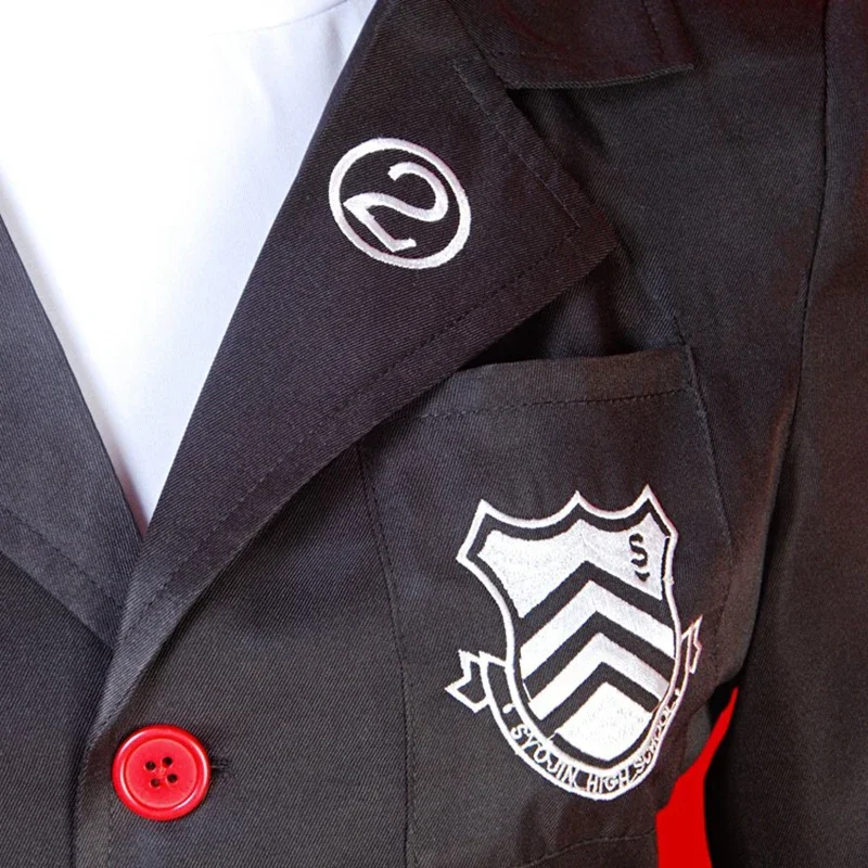 2020 New Anime cosplay persona 5 cosplay costume akira kurusu / ren amamiya school uniform for unisex coat shirt pants wig